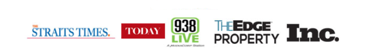 As Seen On: The Straits Times, Today, 938LIVE, The Edge Property, Inc.